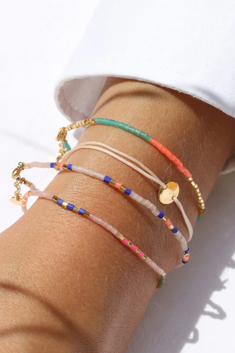Sweet String Armband von Blush Indigo mit Knotenverschluss
