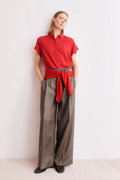 LARISAANA Bluse, Mars Red