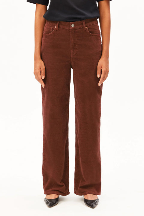 ENIJAA Cordhose von ARMEDANGELS in Rustwood, Vorderansicht