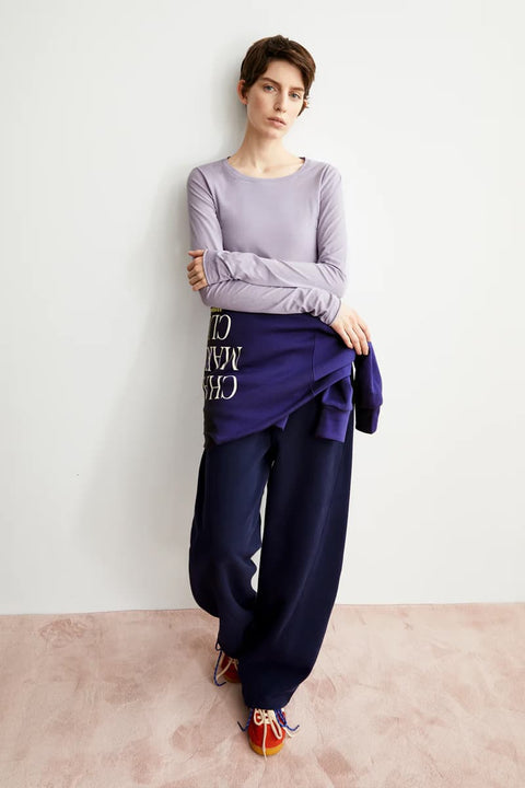 Langarmshirt Einiaara Soft mit Rundhalsausschnitt