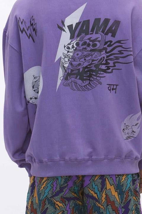 Arniko Pullover Yama Grape Rücken