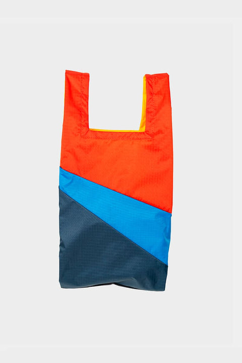 The New Shopping Bag Multi Tone Medium Susan Bijl, befüllt, 10 Liter, >20 kg Tragkraft, PFAS-freies recyceltes Nylon