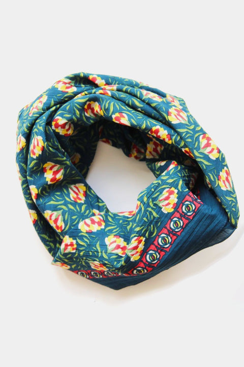 Quadratischer Foulard Carre Heidi Marine