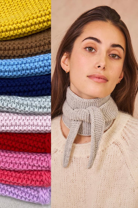 10 Farbvarianten des Calie Paris Dreieckstuchs – ideal für jeden Look