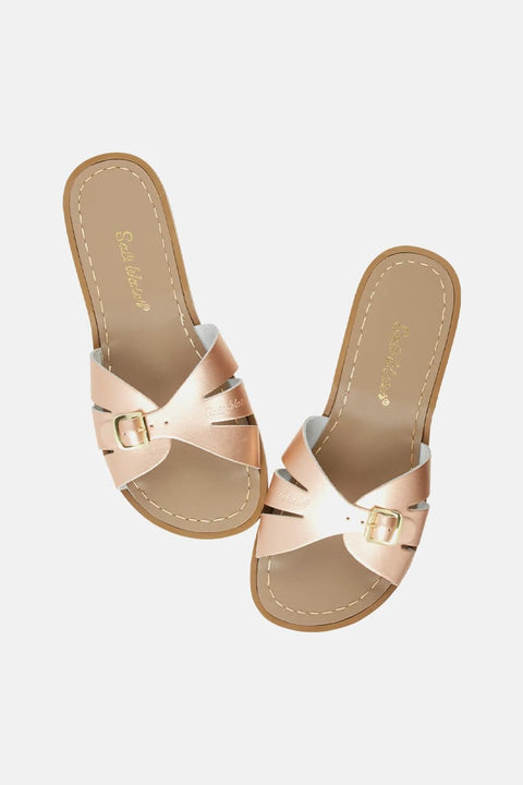 Salt Water Sandals Classic Slide Sandale in Roségold