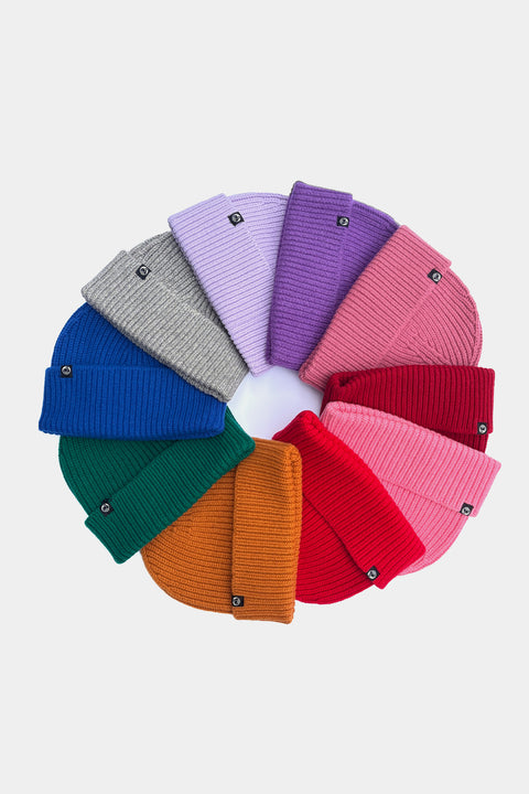 Danewarm Thoughts Merino Beanie von Danefae, 100% Merinowolle, One Size, in verschiedenen Farben von Flieder bis Grau-Glitter