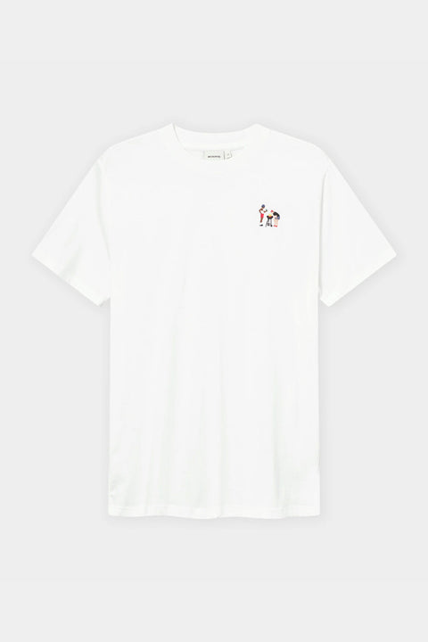 T-Shirt Stockholm BBQ White von Dedicated, Vorderansicht