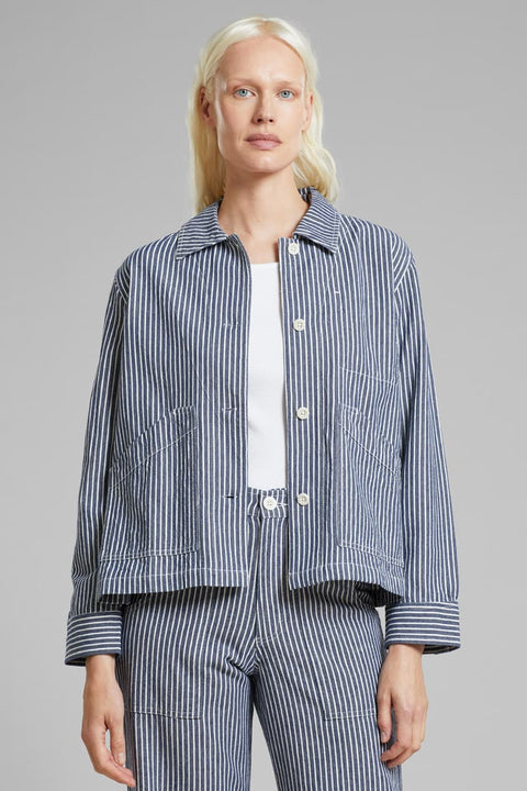 Jacket Stiby Work, Stripe Blue