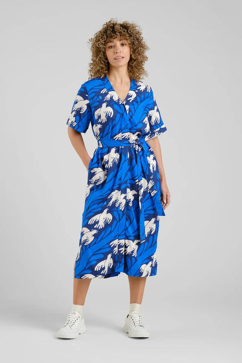 Fließendes Kleid Kallvik The Phoenix Blue von Dedicated