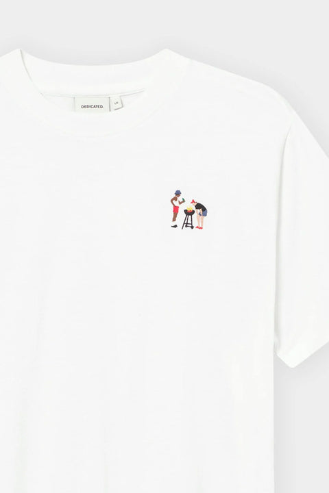 Dedicated T-Shirt Stockholm, BBQ-Stickerei, Bio-Baumwolle