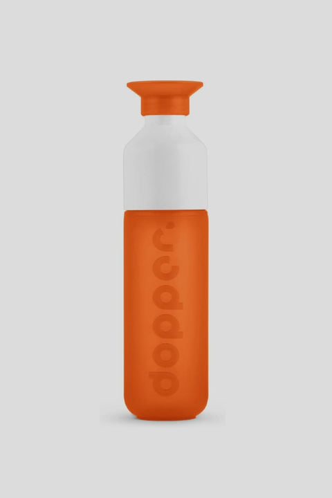Dopper Original Outright Orange, 450 ml Trinkflasche in leuchtendem Orange, Cradle-to-Cradle® Gold, 101 g, 3-in-1-Design