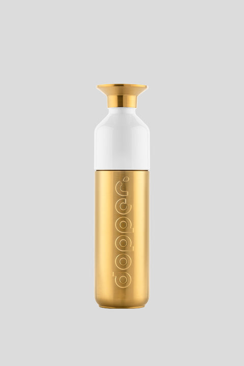 Dopper Steel Gold Wasserflasche – Limitierte Edition