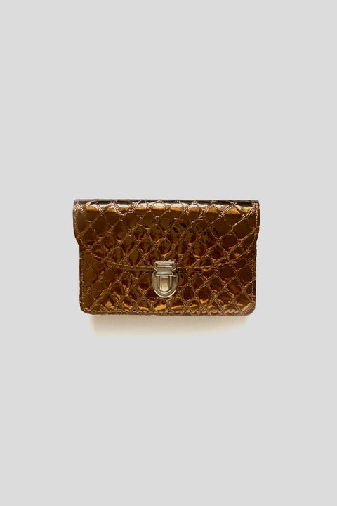 Geldbeutel "Borsa" von Papoutsi, Antik Gold (Kobra), S