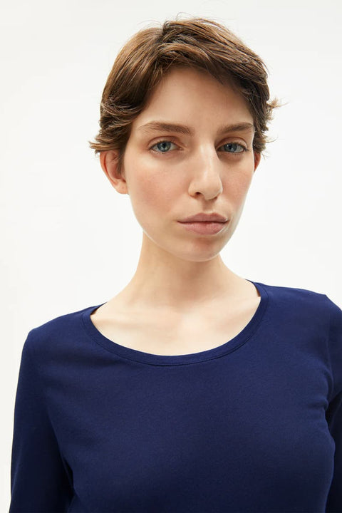 Nachhaltiges Damen Longsleeve aus Bio-Baumwolle