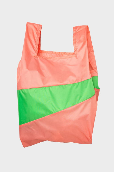 Shopping Bag Coral & Greenscreen von Susan Bijl