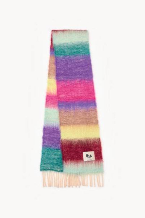 Mohairschal Matisse HM-66 von Mantas Ezcaray mit buntem Farbverlauf