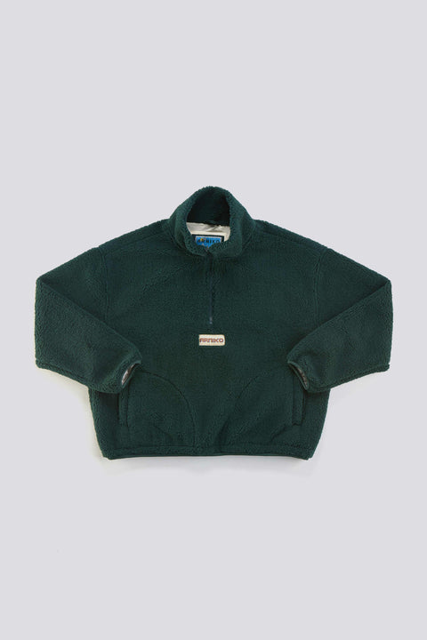 Moha Half Zip Jacke Forest von Arniko, Frontalansicht