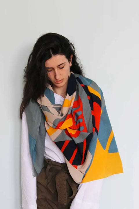 GOTS-zertifizierter Foulard aus nachhaltiger Produktion