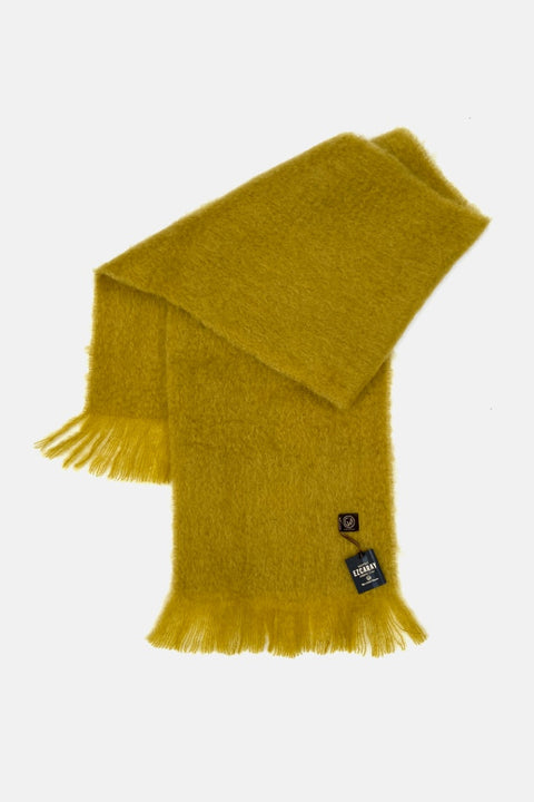 Gelber Mohair 456 Schal - Eleganz und Komfort