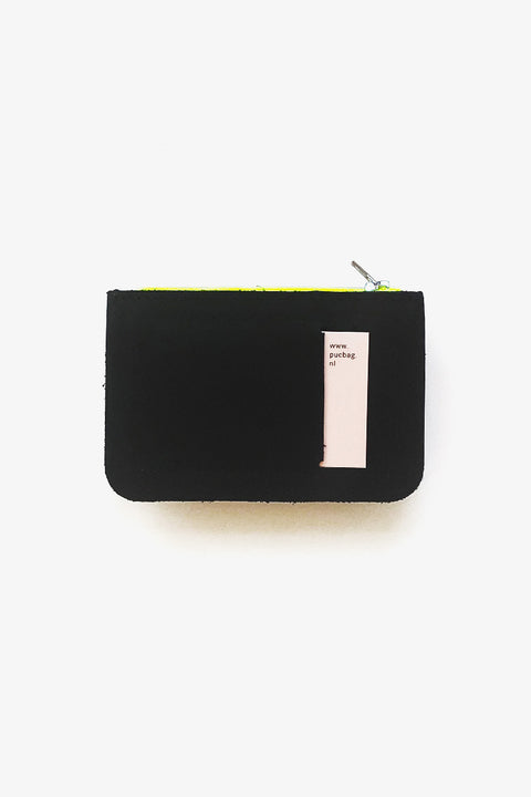 Neon-Reißverschluss Details des Easy Wallet Fluors