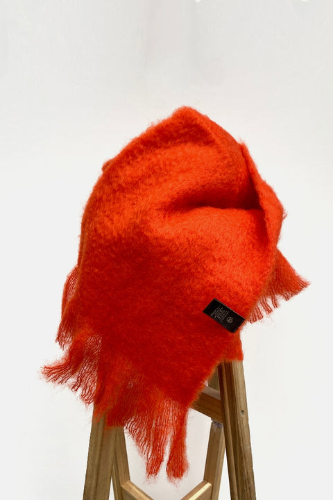 Leichter und wärmender Schal aus Mohair