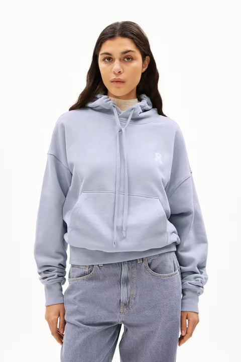 Nachhaltiger Hoodie Iconic Å Francisaraa in Blaugrau von ARMEDANGELS