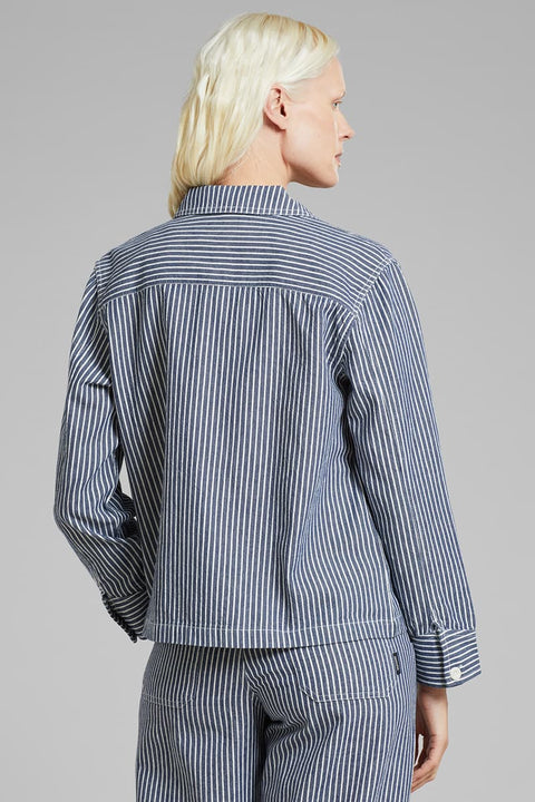 Jacket Stiby Work, Stripe Blue