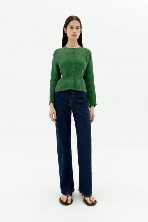 Jeans Theresa von Thinking Mu aus Bio-Baumwolle in klassischem Schnitt