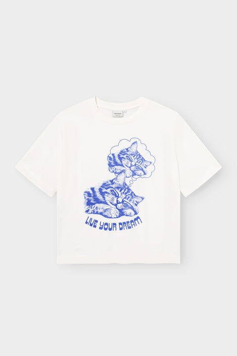 T-Shirt Vadstena Live Your Dream Off-White