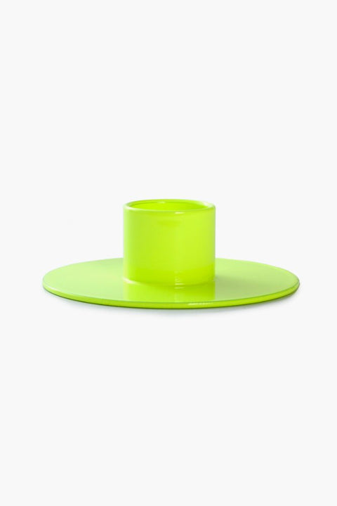 Praktischer Kerzenhalter für Standard-Haushaltskerzen in leuchtender Farbe