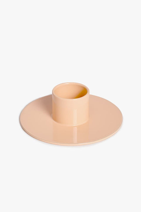 Kerzenhalter POP Peach aus pulverbeschichtetem Stahl