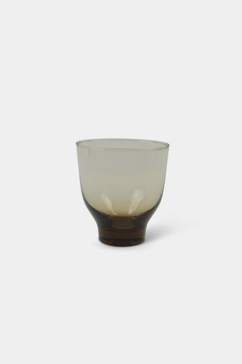 Trinkglas Fluens M Chocolate von KINTA in Braun, bleifreies Kristallglas, 300 ml, massiver Farbboden in Braun