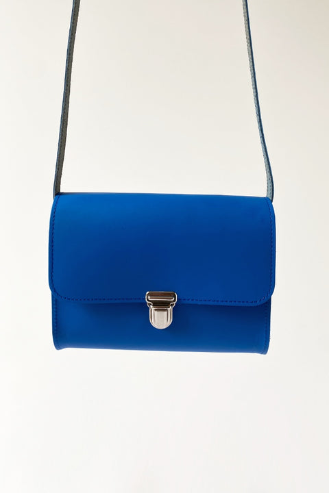 Retro Handtasche in Blau