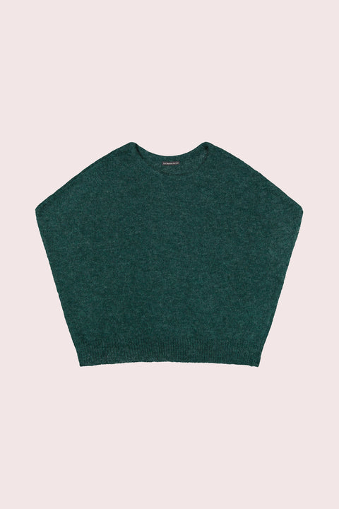 Aube Sleeveless Sweater von Les Racines du Ciel in Green