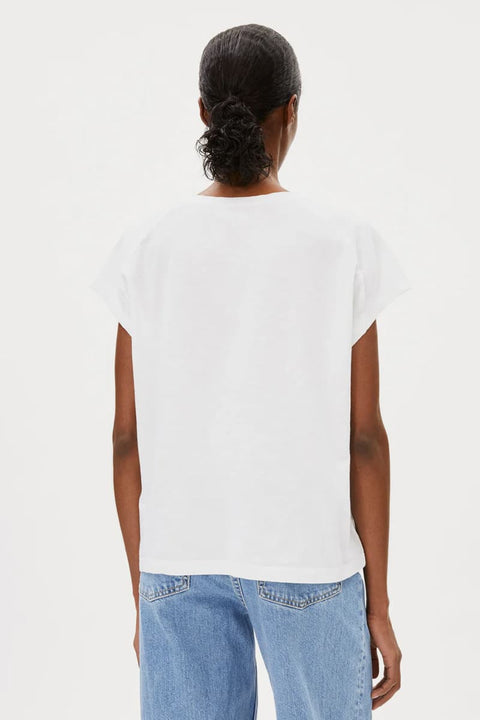 Weißes Damen T-Shirt aus nachhaltiger Bio-Baumwolle