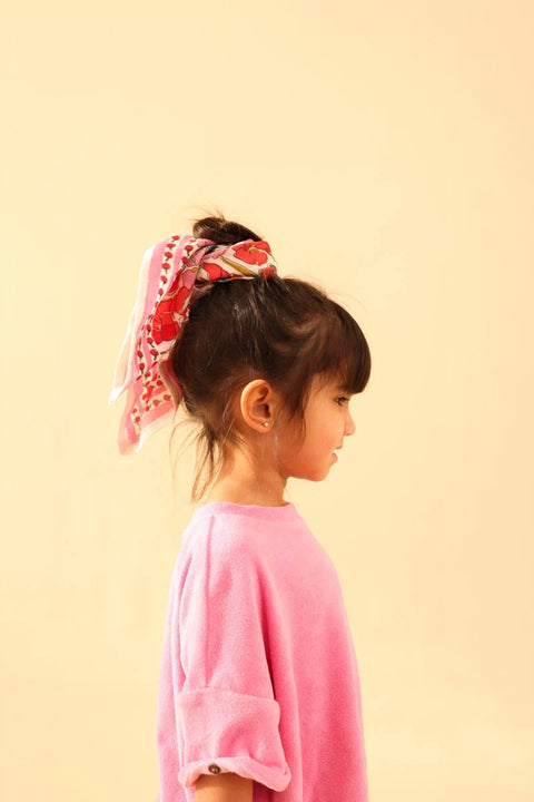 Foulard Bébé Enfant Floral Rose von Maison Augustin