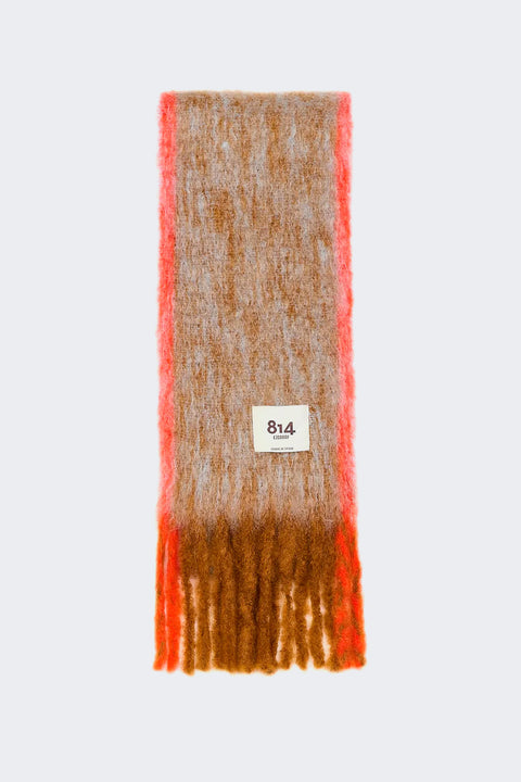 Mantas Ezcaray Foulard Twist Frame, Mohair-Wolle-Mix, Made in Spain