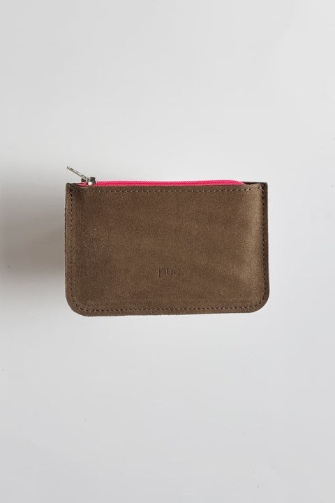 Kleine Geldbörse aus Leder für Damen und Minimalisten