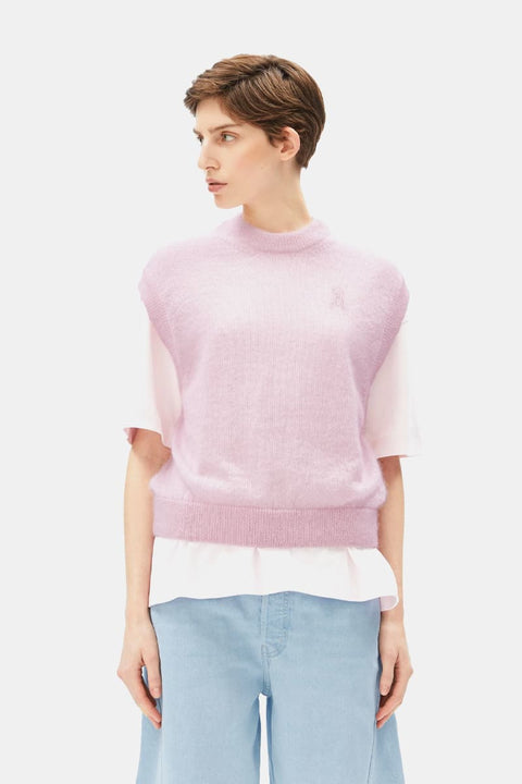 Damen Pullunder aus nachhaltigem Mohair-Mix