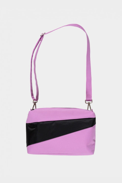 Elegante Susan Bijl Tasche in Hellrosa und Schwarz