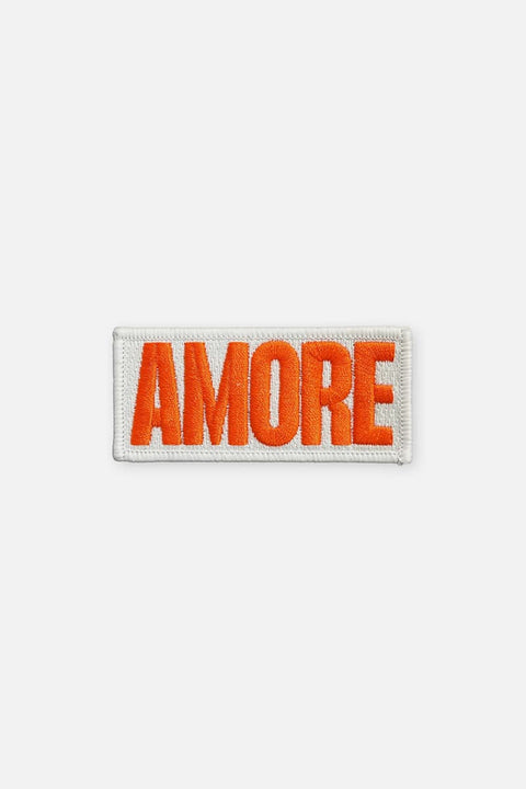Patch AMORE von NAVUCKO, Aufbügel-Patch mit AMORE-Motiv, ca. 79 x 37 mm