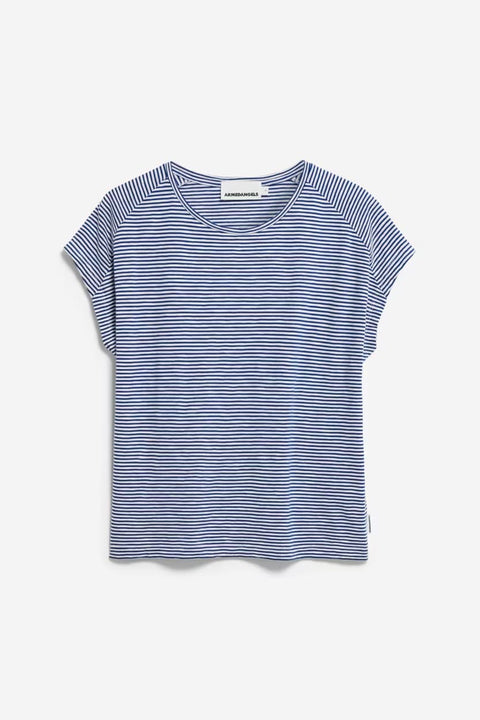 Oneliaa Lovely Stripes T-Shirt aus Bio-Baumwolle für Damen