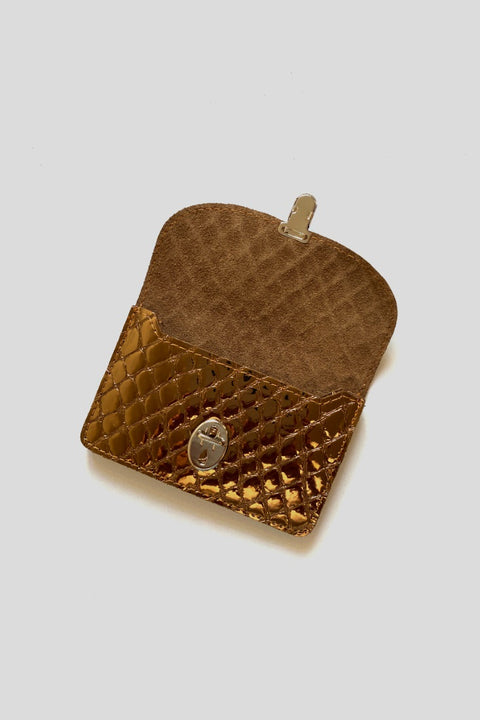 Geldbeutel "Borsa" von Papoutsi, Antik Gold (Kobra), S