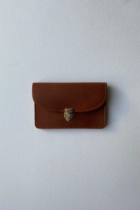 Elegantes Portemonnaie 'BORSA' in Natur Brandy-Farbe