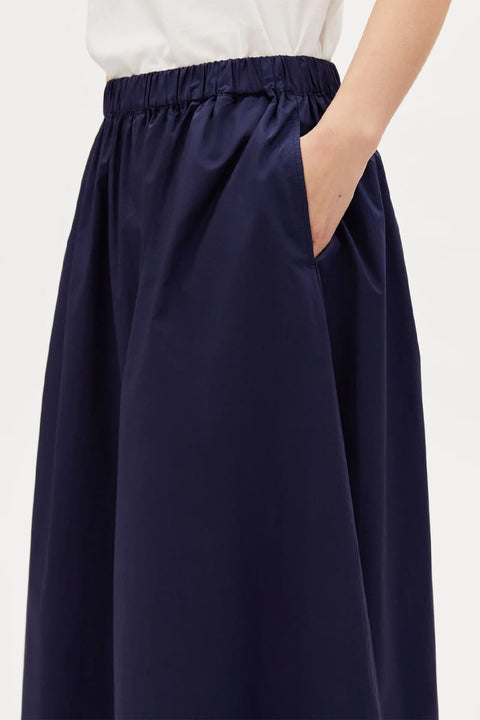 Poplin A-Line Midi Skirt ARMEDANGELS, seitliche Eingrifftaschen, GOTS-zertifizierte Bio-Baumwolle