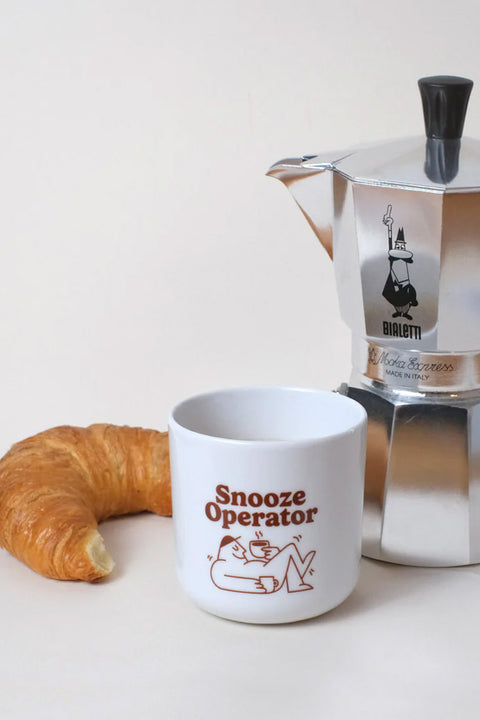Weißer Porzellan-Kaffeebecher von Studio Ciao