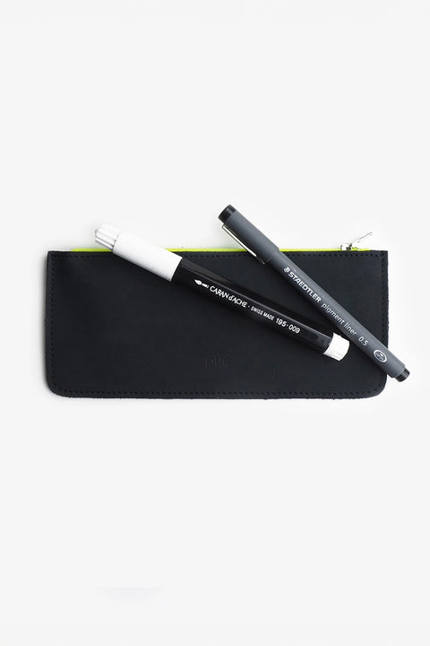 Handgefertigte Ledertasche Etui aus hochwertigem Rindsleder