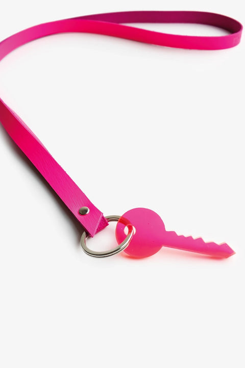 Schlüsselanhänger The Key, Schlüssel Neonorange