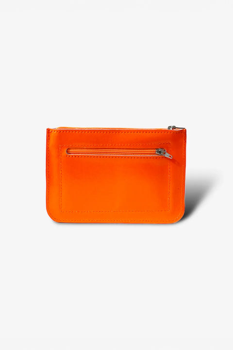 Modernes Portemonnaie in Neonorange