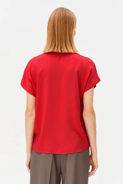 LARISAANA Bluse, Mars Red